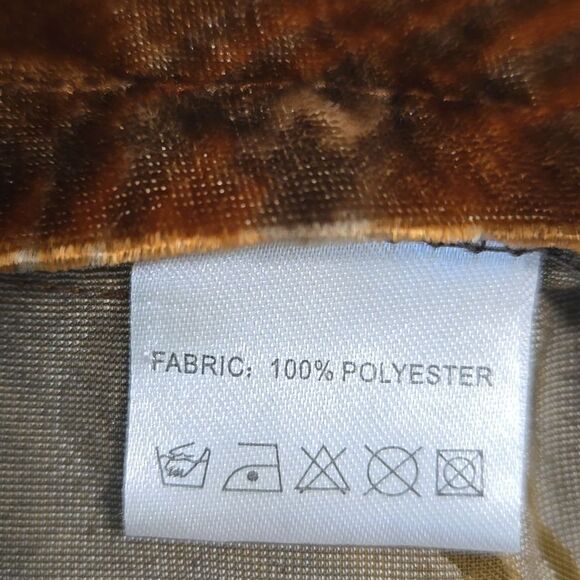 Cotton Club Velvet Burnout Top Size 12 Whimsigoth Maximalism Sheer Artsy Tassel - Picture 6 of 15